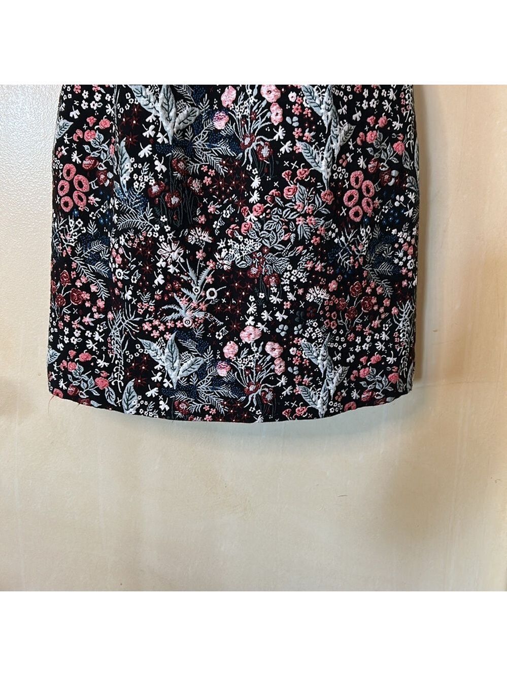 H&M floral tapestry sheath dress size 2 - Picture 4 of 11